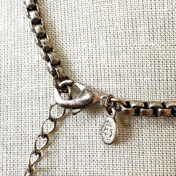 Premier Designs red and silver tone Teardrop Necklace - Picture 6 of 11